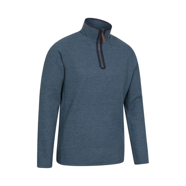 Mountain Warehouse Beta Contrast Zip Top S Light Blue för män Light Blue S
