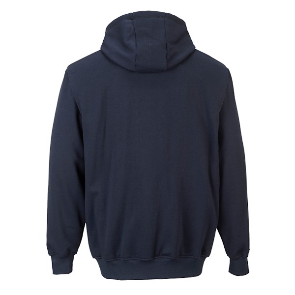 Portwest FR81 Hooded Full Zip Hoodie Herr S Marinblå Navy S