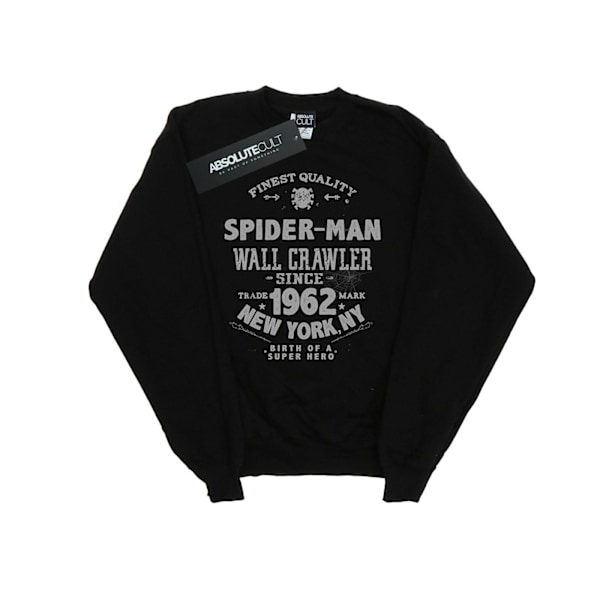 Marvel Girls Spider-Man Finest Quality Sweatshirt 9-11 år Bl Black 9-11 Years