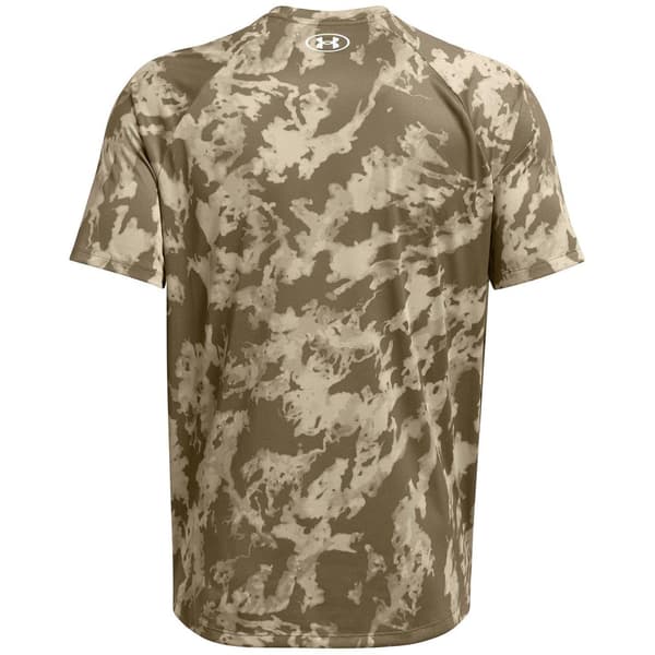 Under Armour Herr Camo Technical Regular T-Shirt S Khakigrön Khaki Green S