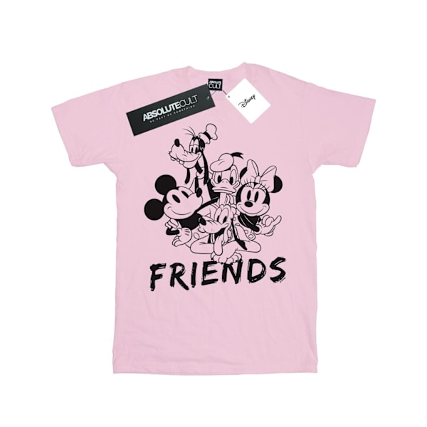 Disney Girls Mickey Mouse And Friends Bomull T-shirt 5-6 År Baby Pink 5-6 Years