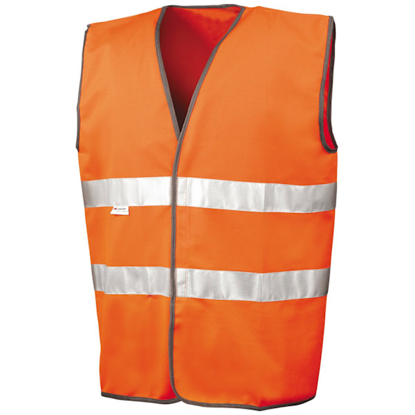 SAFE-GUARD by Result Unisex Vuxen Motorist Hi-Vis Väst L-XL Ora Orange L-XL