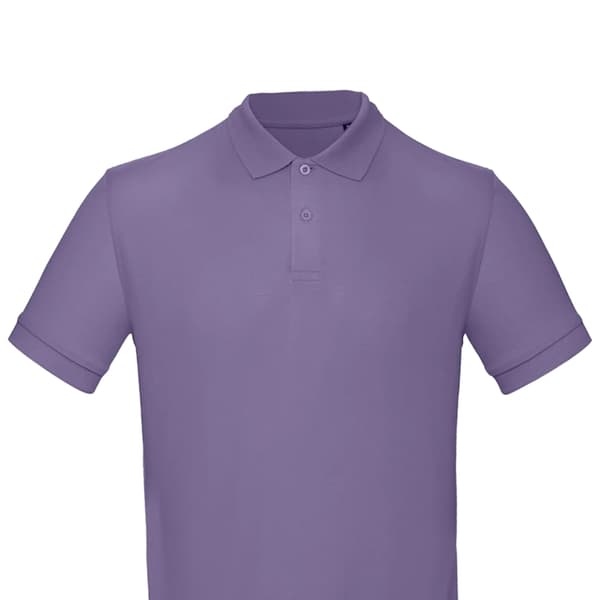 B&C Pikétröja för män S Alpine Purple Alpine Purple S