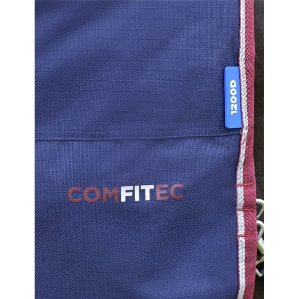 Weatherbeeta Comfitec Essential Combo Neck 220g Hästtäcke Burgundy/Navy 6Â´ 3
