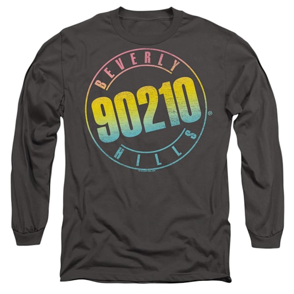 90210 Unisex Vuxen Colour Blend Logo T-Shirt M Charcoal Charcoal M