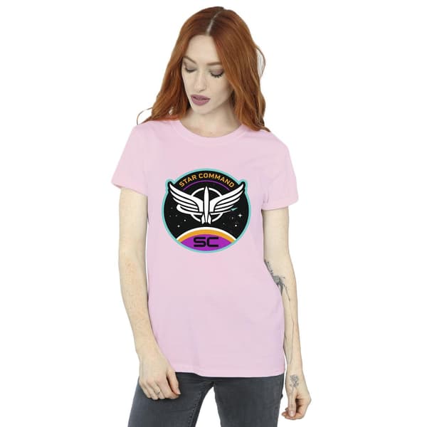 Disney Dam/Dam Lightyear Star Command Circle Bomull Boyfr Baby Pink M