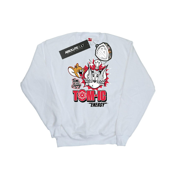 Tom And Jerry Tomic Energy Sweatshirt 3XL Vit White 3XL