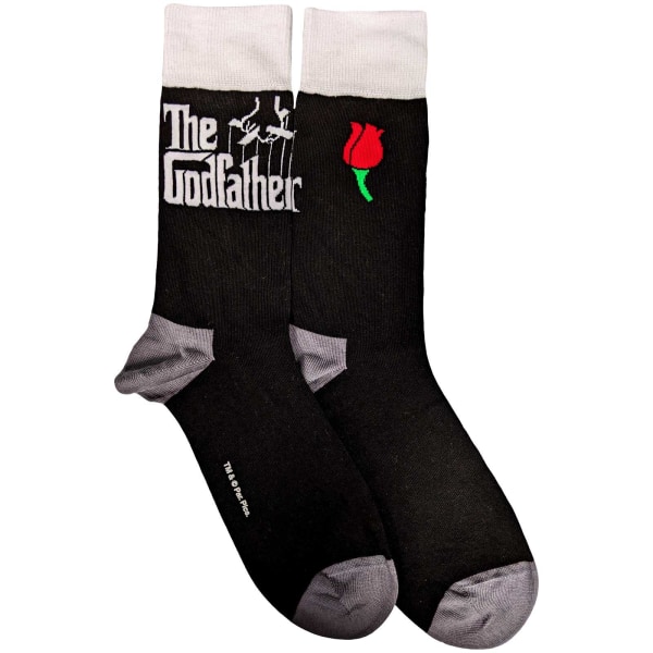 The Godfather Unisex Adult Logo Ankel Socks 7 UK-11 UK Black/Wh Black/White/Grey 7 UK-11 UK