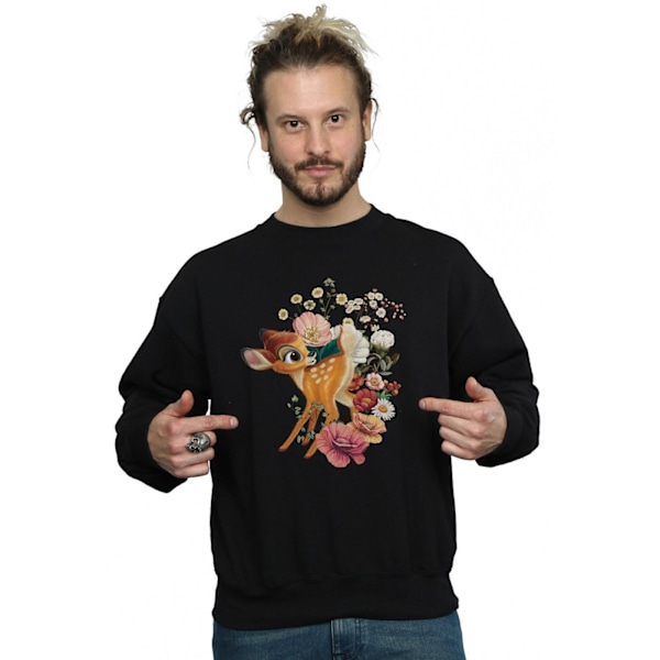 Disney Herr Bambi Meadow Sweatshirt S Svart Black S