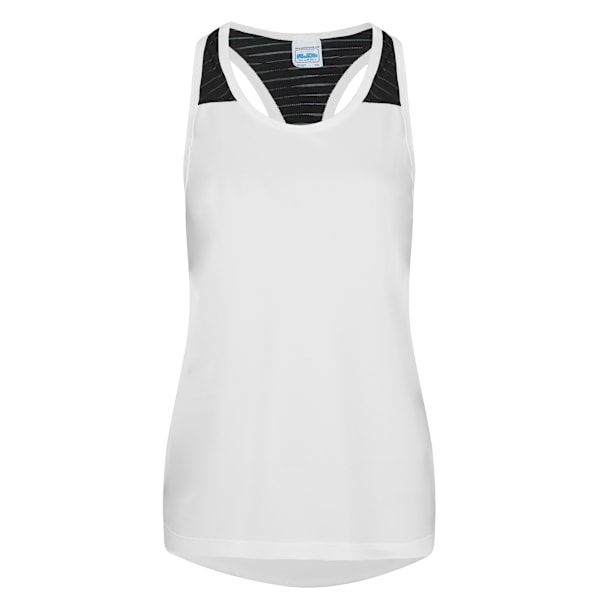 AWDis Just Cool Dam/Dam Girlie Smooth Workout Sleeveless Arctic White M