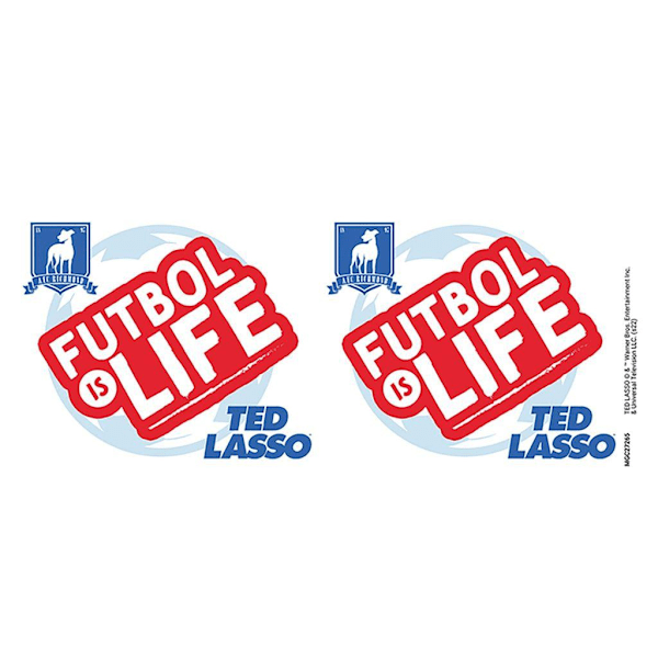 Ted Lasso Fotboll Är Livet Mugg En Storlek Vit/Röd/Blå White/Red/Blue One Size