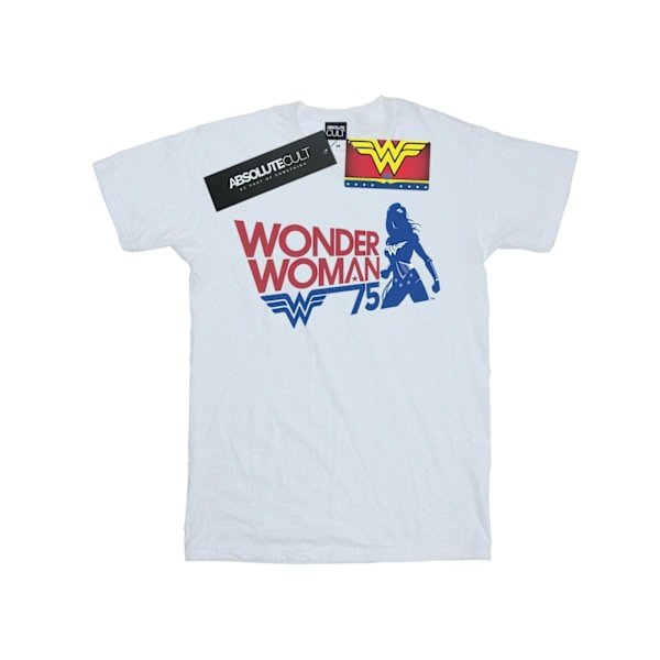 DC Comics Girls Wonder Woman Seventy Five Bomull T-shirt 5-6 år White 5-6 Years