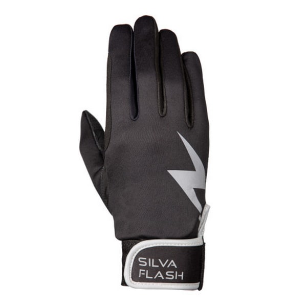 Hy Unisex Adult Silva Flash Riding Gloves XL Svart/Silver Refl Black/Silver Reflective XL