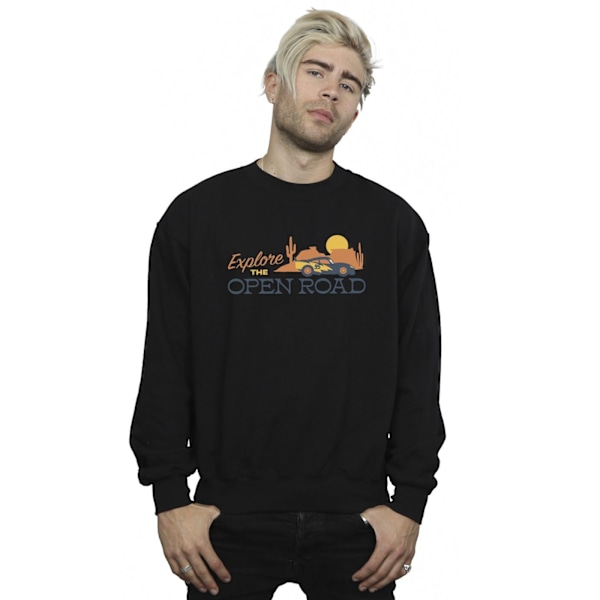 Disney Cars Explore The Open Road Sweatshirt L Svart Black L