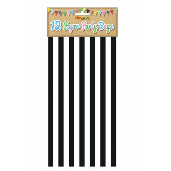 Playwrite Candy Stripe Treat Bag L Svart/Vit Black/White L