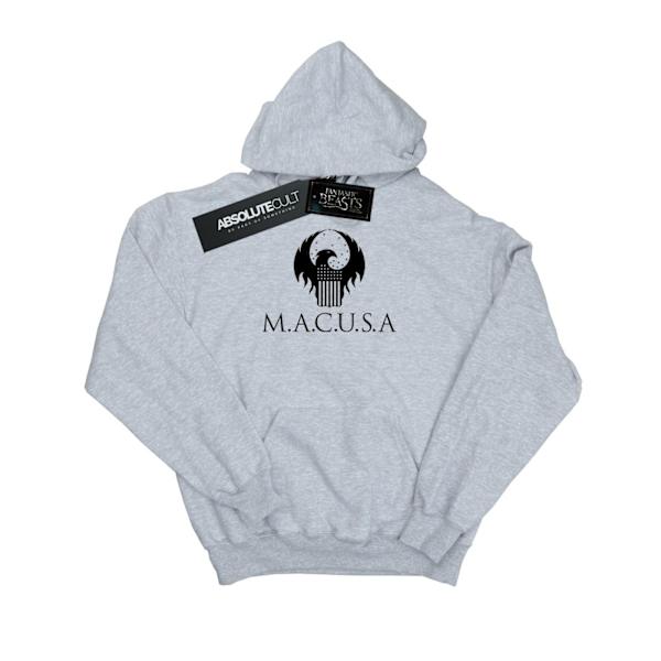 Fantastiska vidunder Mäns MACUSA Logo Hoodie M Sports Grey Sports Grey M