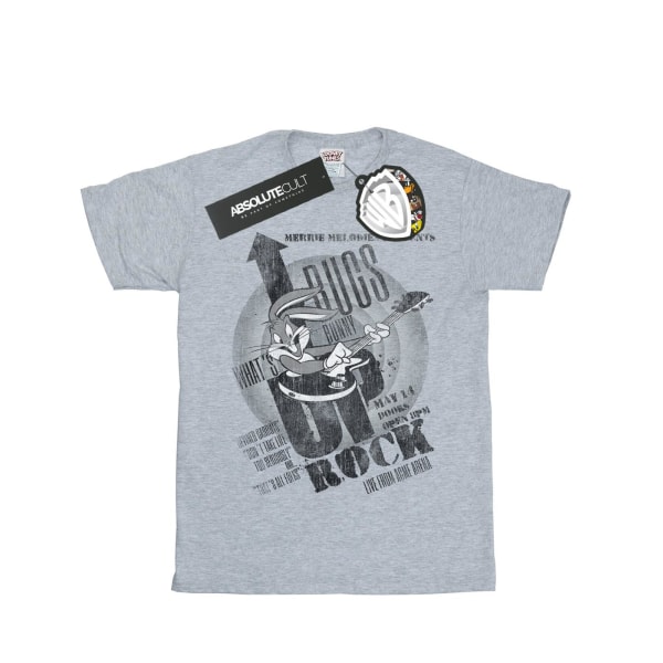 Looney Tunes Boys Bugs Bunny What´s Up Rock T-Shirt 7-8 År S Sports Grey 7-8 Years
