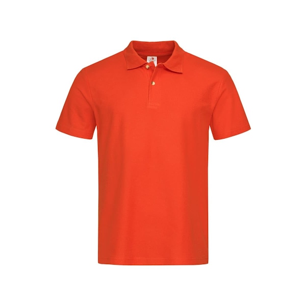 Stedman Herr Bomull Polo L Brilliant Orange Brilliant Orange L