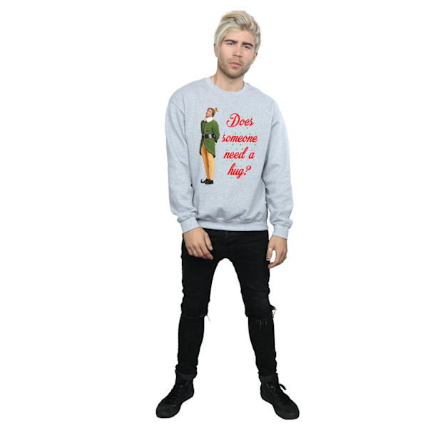 Elf Mens Hug Buddy Sweatshirt L Sports Grey Sports Grey L