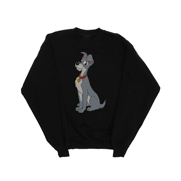 Disney Boys Lady And The Tramp Spaghetti Heart Sweatshirt 5-6 år Black 5-6 Years