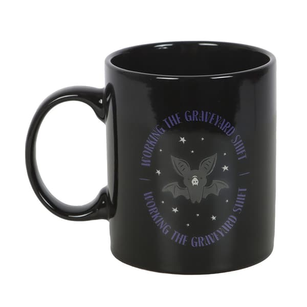 Something Different Arbeta Nattpasset Fladdermus 450ml Mugg O Black One Size