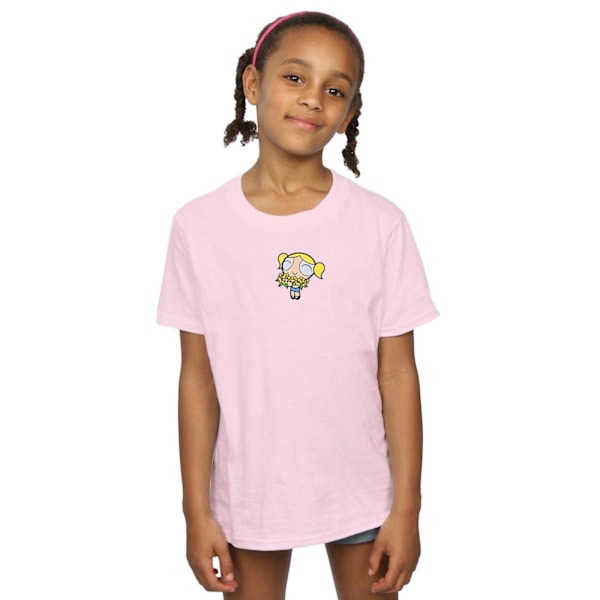 The Powerpuff Girls Flickor Bubbles Blommig Bomull T-shirt 12-13 år Baby Pink 12-13 Years