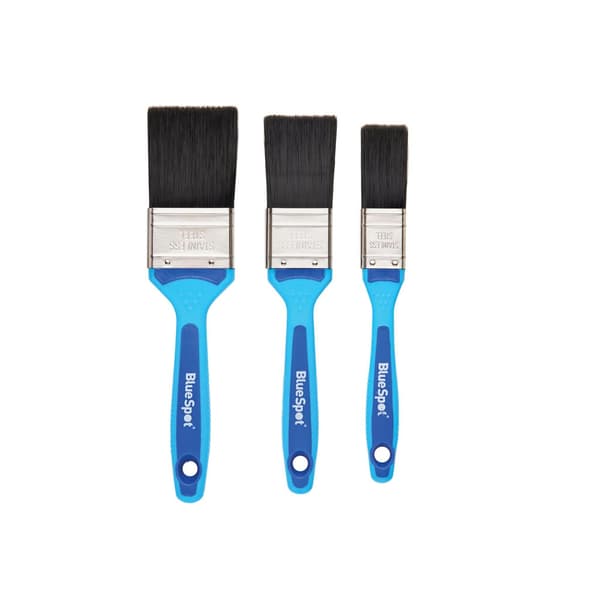 Bluespot Tools Mjukt Grepp Syntetisk Penselset, 3 Delar En Multi Colour One Size