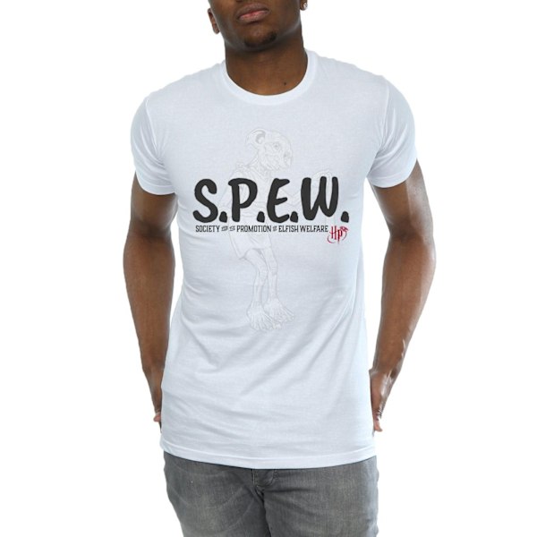 Harry Potter Dobby SPEW T-shirt för män XL Vit White XL