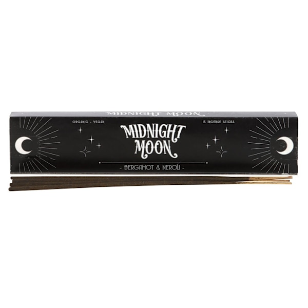 Something Different Midnight Moon Bergamot & Neroli Rökelsepinnar Black One Size