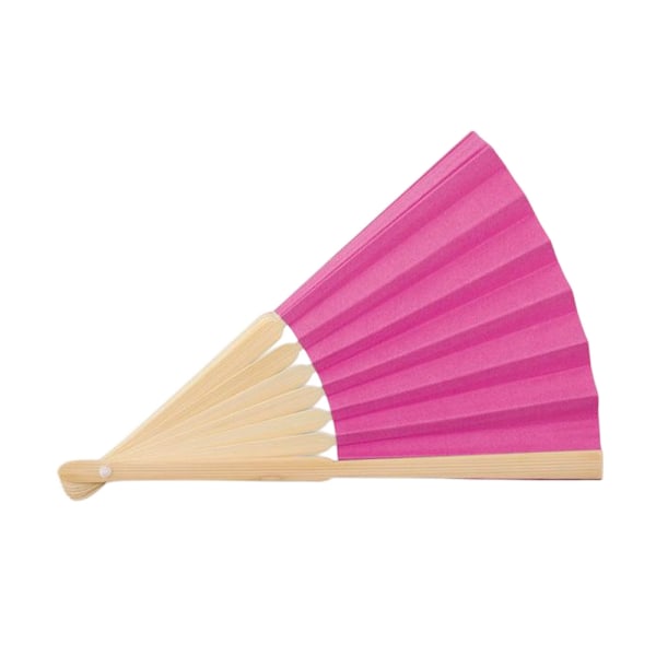 MidOcean Fanny Handhållen Fläkt i Bambu One Size Fuchsia Fuchsia One Size