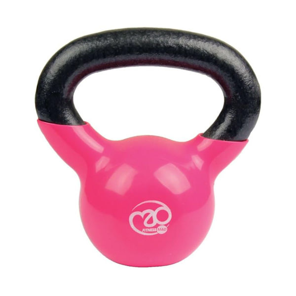 Fitness Mad Kettlebell 4kg Rosa/Svart Pink/Black 4kg