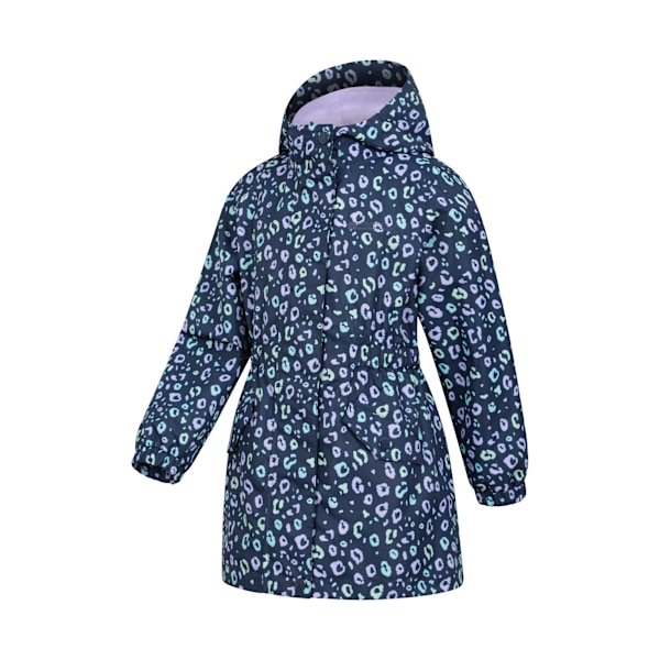 Mountain Warehouse Barn/Barn Dale Leopardmönstrad Lättviktig Dusky Purple 7-8 Years