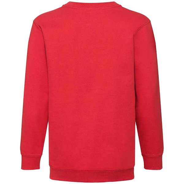 Fruit of the Loom Barn/Barnkläder Klassisk Drop Shoulder Sweatshirt Red 12-13 Years