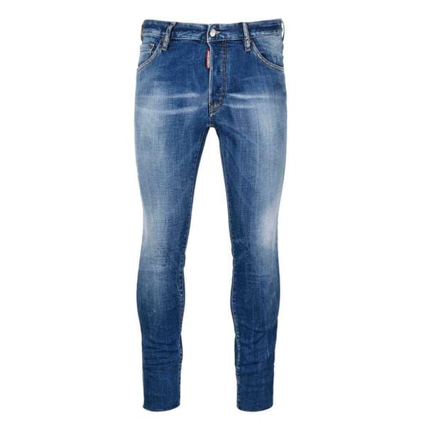 DSquared2 Cool Guy Cropped Jeans för män 38R Blå Blue 38R