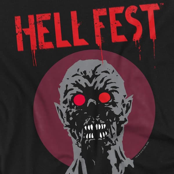 Hell Fest Herr Logotyp T-shirt S Svart Black S