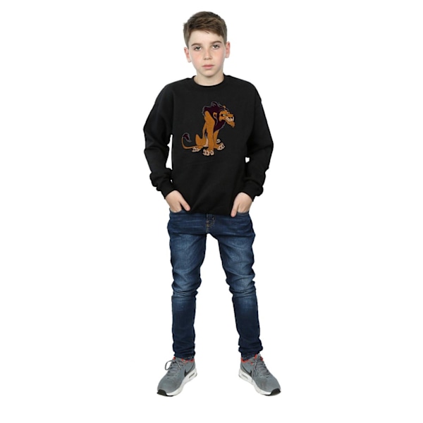 Disney Boys The Lion King Classic Scar Sweatshirt 9-11 år Bl Black 9-11 Years