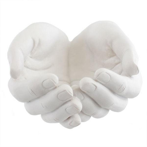 Något Annorlunda Healing Hands Resin Prydnad En Storlek Vit White One Size