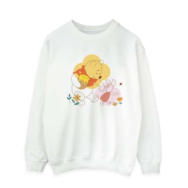 Disney Herr Winnie The Pooh Piglet Sweatshirt M Vit White M