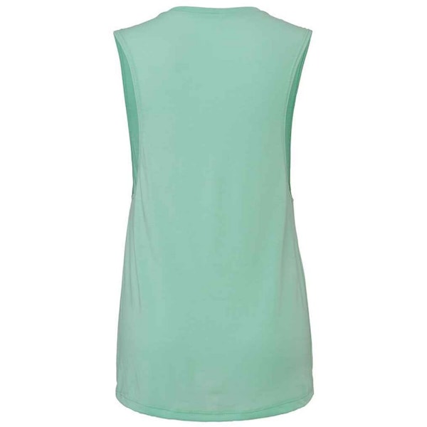 Bella + Canvas Dam/Damer Flowy Scoop Neck Muscle Tank Top 1 Mint 10 UK - 12 UK