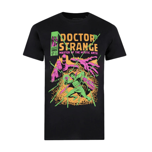 Doctor Strange Mens Master T-Shirt L Svart/Grön/Gul Black/Green/Yellow L