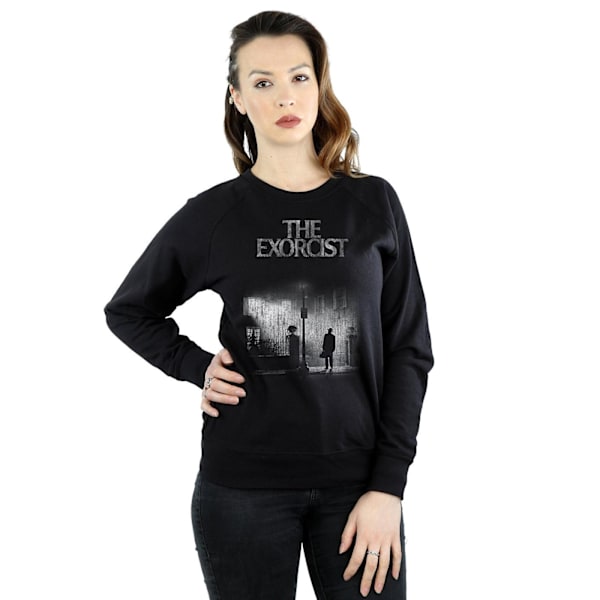 The Exorcist Damkläder/Dam Mono Distressed Poster Sweatshirt S Black S