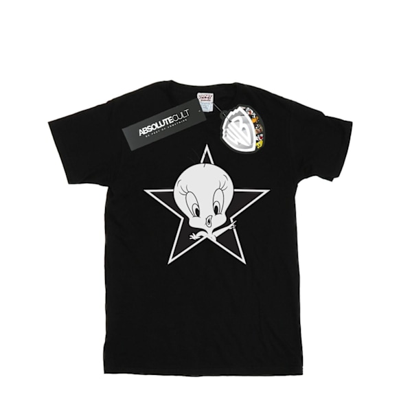 Looney Tunes Boys Tweety Pie Mono Star T-Shirt 5-6 år Svart Black 5-6 Years