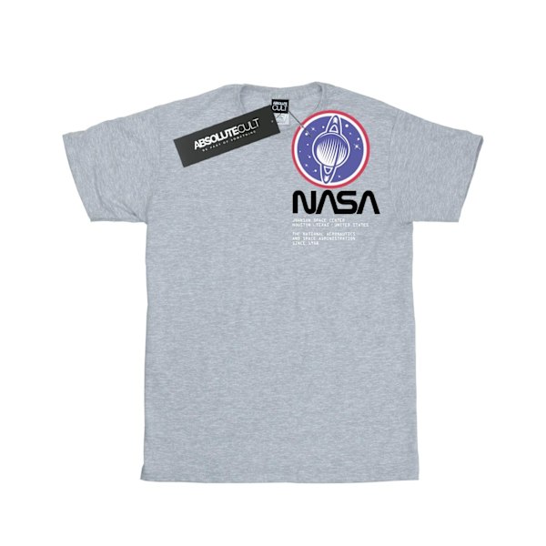 NASA Herr Johnson Worm Pocket Print T-Shirt XXL Sports Grey Sports Grey XXL