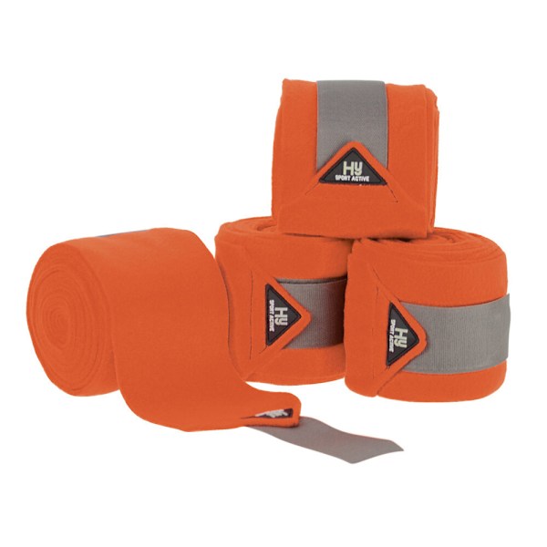 Hy Sport Active Luxury Horse Bandages (4-pack) Cob/Full Terracotta Orange Terracotta Orange Cob/Full