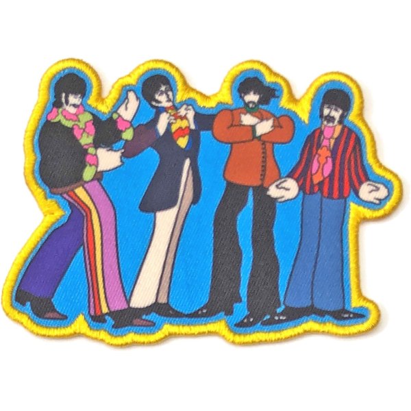 The Beatles Yellow Submarine Sub Band Vävda Standard Patch One Multicoloured One Size