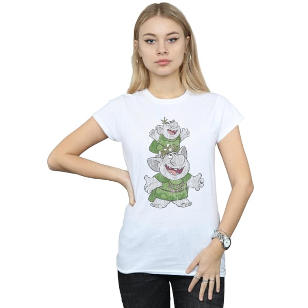 Disney Dam/Dam Frozen Handstacking Troll T-shirt bomull White M