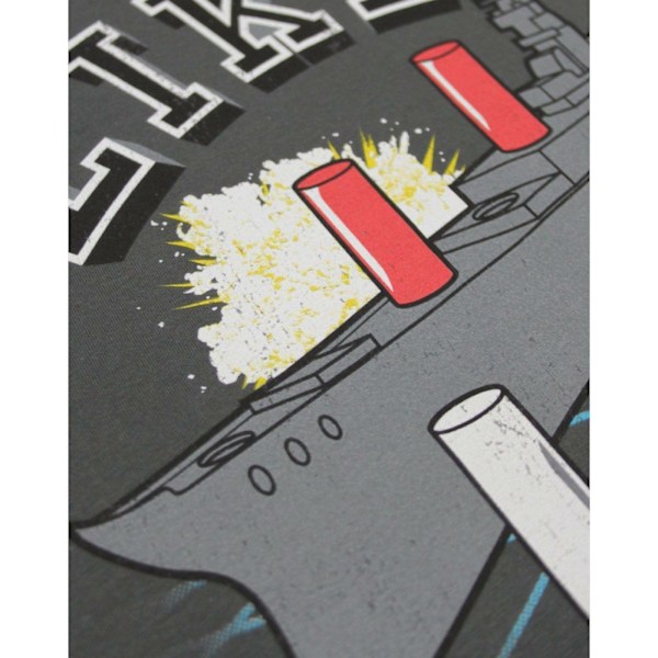 Goodie Two Sleeves Dam/Damer Battleship Like A G6 T-Shirt M Charcoal M