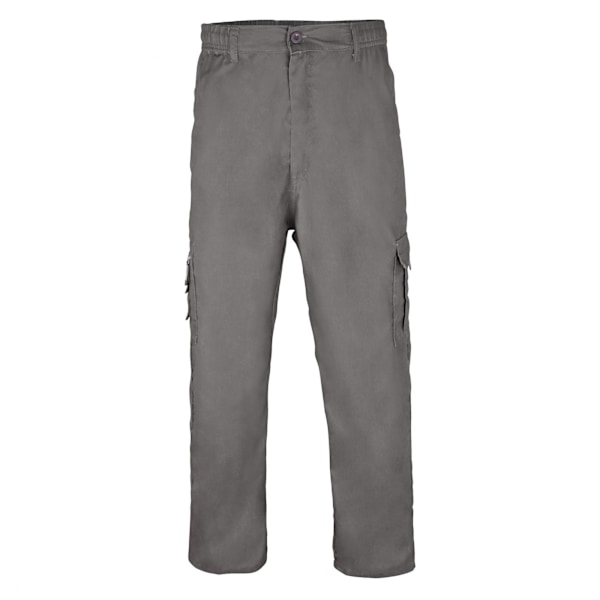 Krisp Herr Multi Pocket Cargo Byxor M Grå Grey M