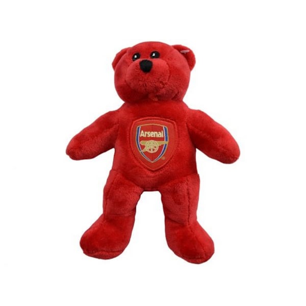 Arsenal FC Crested Plyschbjörn En Storlek Röd Red One Size