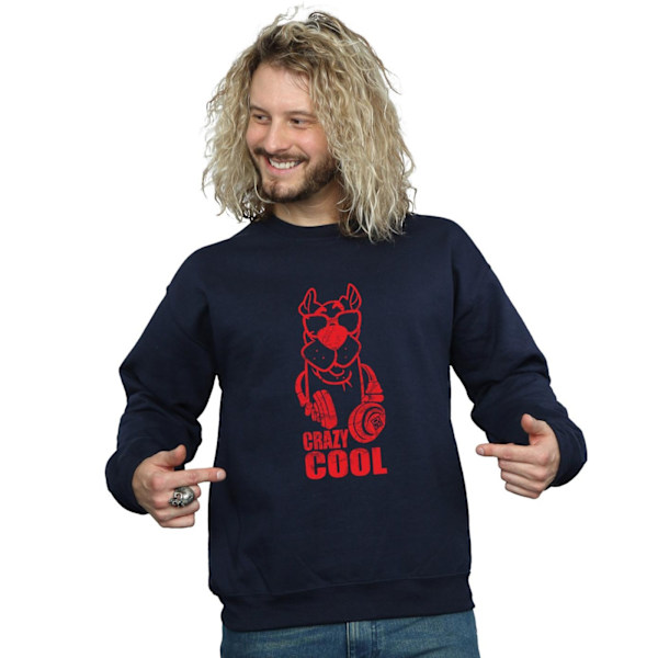 Scooby Doo Herr Crazy Cool Sweatshirt M Marinblå Navy Blue M